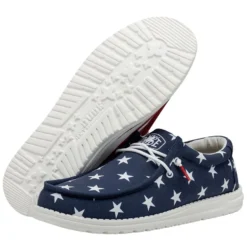 Wally Patriotic - American Flag -Deals Daily Shoes Store 40001 9CW WALLYPATRIOTIC AMERICANFLAG PAIRBOTTOM