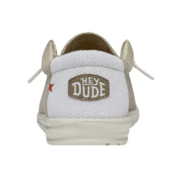 Wally Braided - Off White -Deals Daily Shoes Store 40003 1LB WALLYBRAIDED OFFWHITE LEFTBACK