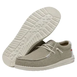 Wally Braided - Off White -Deals Daily Shoes Store 40003 1LB WALLYBRAIDED OFFWHITE PAIRBOTTOM