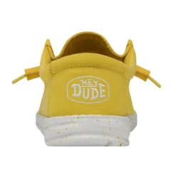 Wally Slub Canvas - Empire Yellow -Deals Daily Shoes Store 40009 76I WALLYSLUBCANVAS EMPIREYELLOW LEFTBACK