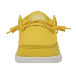 Wally Slub Canvas - Empire Yellow -Deals Daily Shoes Store 40009 76I WALLYSLUBCANVAS EMPIREYELLOW LEFTFRONT