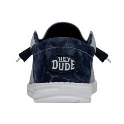 Wally Funk Tie Dye - Indigo -Deals Daily Shoes Store 40012 4ME WALLYFUNKTIEDYE INDIGO LEFTBACK