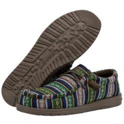 Wally Serape - Blue Canyon -Deals Daily Shoes Store 40017 9BK WALLY SERAPE BLUE CANYON LEFT 3