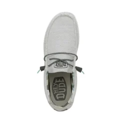 Wally Sox Triple Needle - Star White -Deals Daily Shoes Store 40020 1KZ WALLYSOXTRIPLENEEDLE STARWHITE LEFTTOP