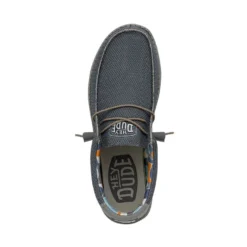 Wally Sox Triple Needle - Blue Shadow -Deals Daily Shoes Store 40020 3US WALLYSOXTRIPLENEEDLE BLUESHADOW LEFTTOP