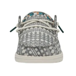 Wendy Boho - Embroidery Grey -Deals Daily Shoes Store 40054 1KM WENDYBOHO EMBROIDERYGREY LEFTFRONT