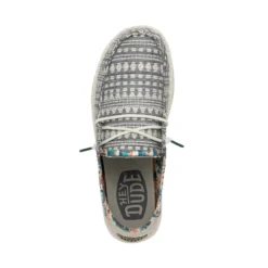 Wendy Boho - Embroidery Grey -Deals Daily Shoes Store 40054 1KM WENDYBOHO EMBROIDERYGREY LEFTTOP