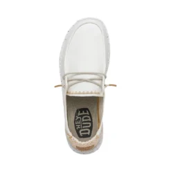 Wendy Chambray - White Sand -Deals Daily Shoes Store 40059 1KJ WENDY CHAMBRAY WOVEN WHITE SAND LEFT 6