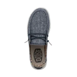 Wendy Chambray - Lapis Blue -Deals Daily Shoes Store 40059 4MG WENDY CHAMBRAY WOVEN LAPIS BLUE LEFT 6