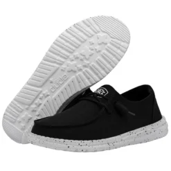 Wendy Slub Canvas - Black -Deals Daily Shoes Store 40063 001 WENDY SLUB CANVAS BLACK LEFT 3