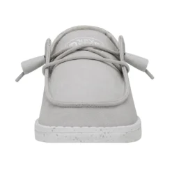 Wendy Slub Canvas - Light Grey -Deals Daily Shoes Store 40063 007 WENDYSLUBCANVAS LIGHTGREY LEFTFRONT