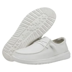 Wendy Slub Canvas - White -Deals Daily Shoes Store 40063 100 WENDY SLUB CANVAS WHITE LEFT 3