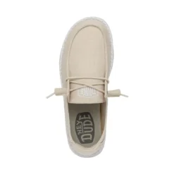 Wendy Slub Canvas - Natural -Deals Daily Shoes Store 40063 106 WENDYSLUBCANVAS NATURAL LEFTTOP