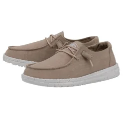 Deals Daily Shoes Store -Deals Daily Shoes Store 40063 265 WENDYSLUBCANVAS TAN PAIRSIDE