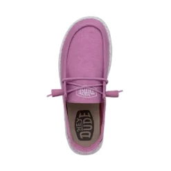 Wendy Slub Canvas - Violet -Deals Daily Shoes Store 40063 508 WENDYSLUBCANVAS VIOLET LEFTTOP