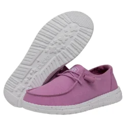 Wendy Slub Canvas - Violet -Deals Daily Shoes Store 40063 508 WENDYSLUBCANVAS VIOLET PAIRBOTTOM