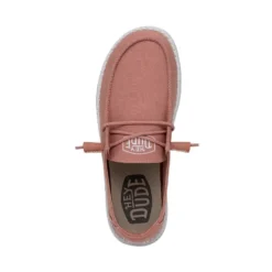 Wendy Slub Canvas - Terracotta -Deals Daily Shoes Store 40063 6VE WENDYSLUBCANVAS TERRACOTTA LEFTTOP