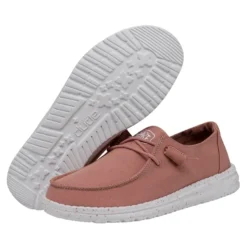 Wendy Slub Canvas - Terracotta -Deals Daily Shoes Store 40063 6VE WENDYSLUBCANVAS TERRACOTTA PAIRBOTTOM