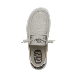 Wendy Woven - Light Grey -Deals Daily Shoes Store 40098 007 WENDYWOVEN LIGHTGREY LEFTTOP