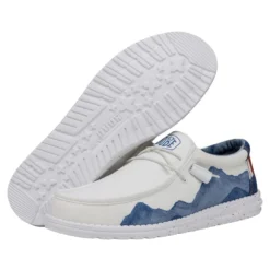 Wally Colorado Watercolor - White -Deals Daily Shoes Store 40382 100 WALLYCOLORADOWATERCOLOR WHITE PAIRBOTTOM