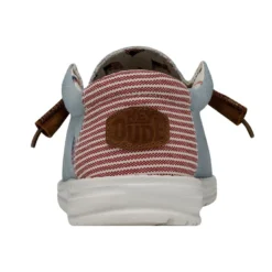 Wally Americana - Denim Stripe -Deals Daily Shoes Store 40395 4OE WALLYAMERICANA DENIMSTRIPE LEFTBACK