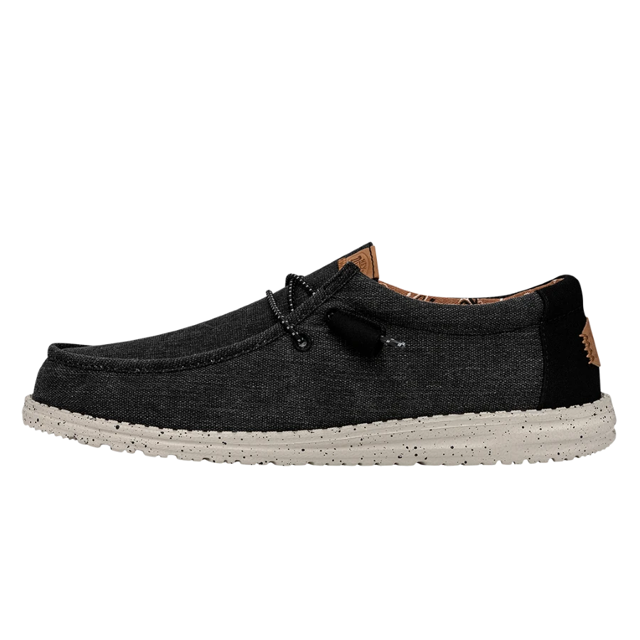 Wally Washed Canvas - Black 1 Wally Washed Canvas - Black