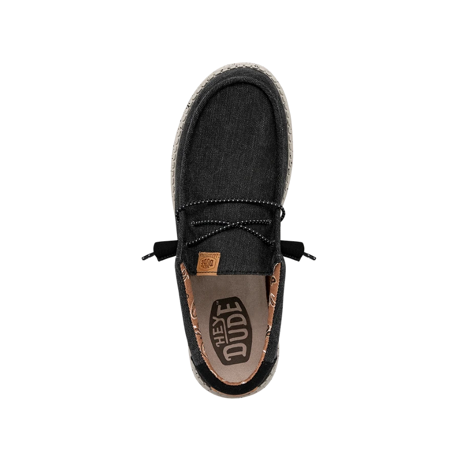 Wally Washed Canvas - Black 6 Wally Washed Canvas - Black - Image 6