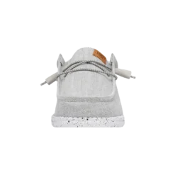 Wally Washed Canvas - Light Grey -Deals Daily Shoes Store FW23 M 40296 007 WALLY WASHED CANVAS LIGHT GREY LEFT FRONT