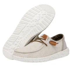 Wendy Washed Canvas - Cream 8 Wendy Washed Canvas - Cream -Deals Daily Shoes Store FW23 W 40297 13R WENDY WASHED CANVAS CREAM LEFT PAIROUTSOLE
