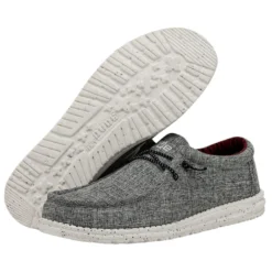 Wally Blend - Black 8 Wally Blend - Black -Deals Daily Shoes Store SS22 M 112474987 WALLY ECO LINEN BLACK LEFT 3